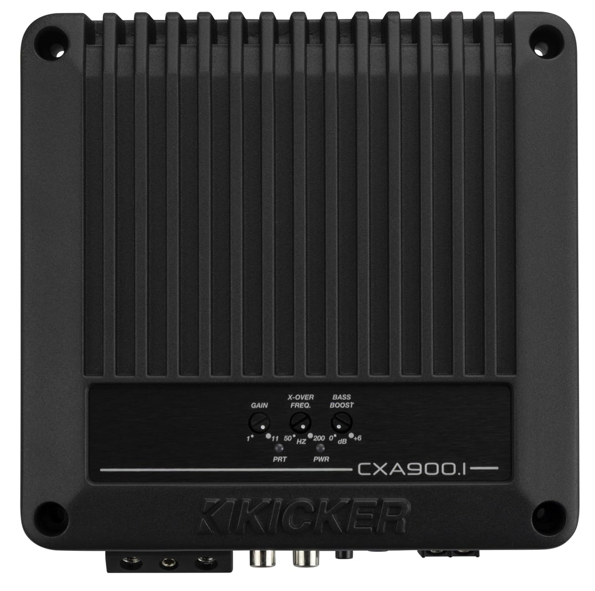 KICKER 53CXA9001 CXA900.1 mono subwoofer amplifier top view