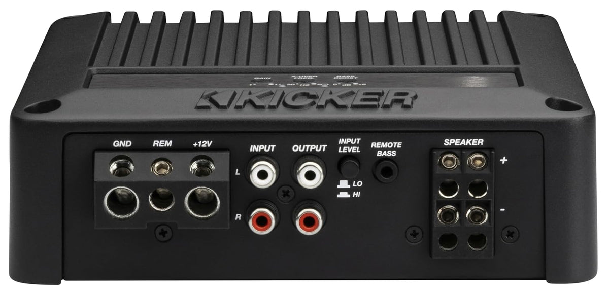 KICKER 53CXA9001 amplifier power signal and speaker terminal panel