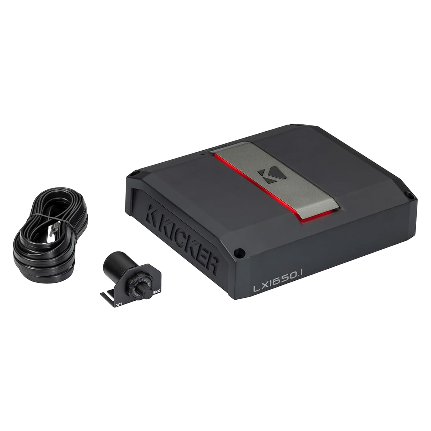 Kicker 51LX1650.1 1650 Watt Mono Class-D Subwoofer Amplifier with Smart Bass - Freemans Car Stereo