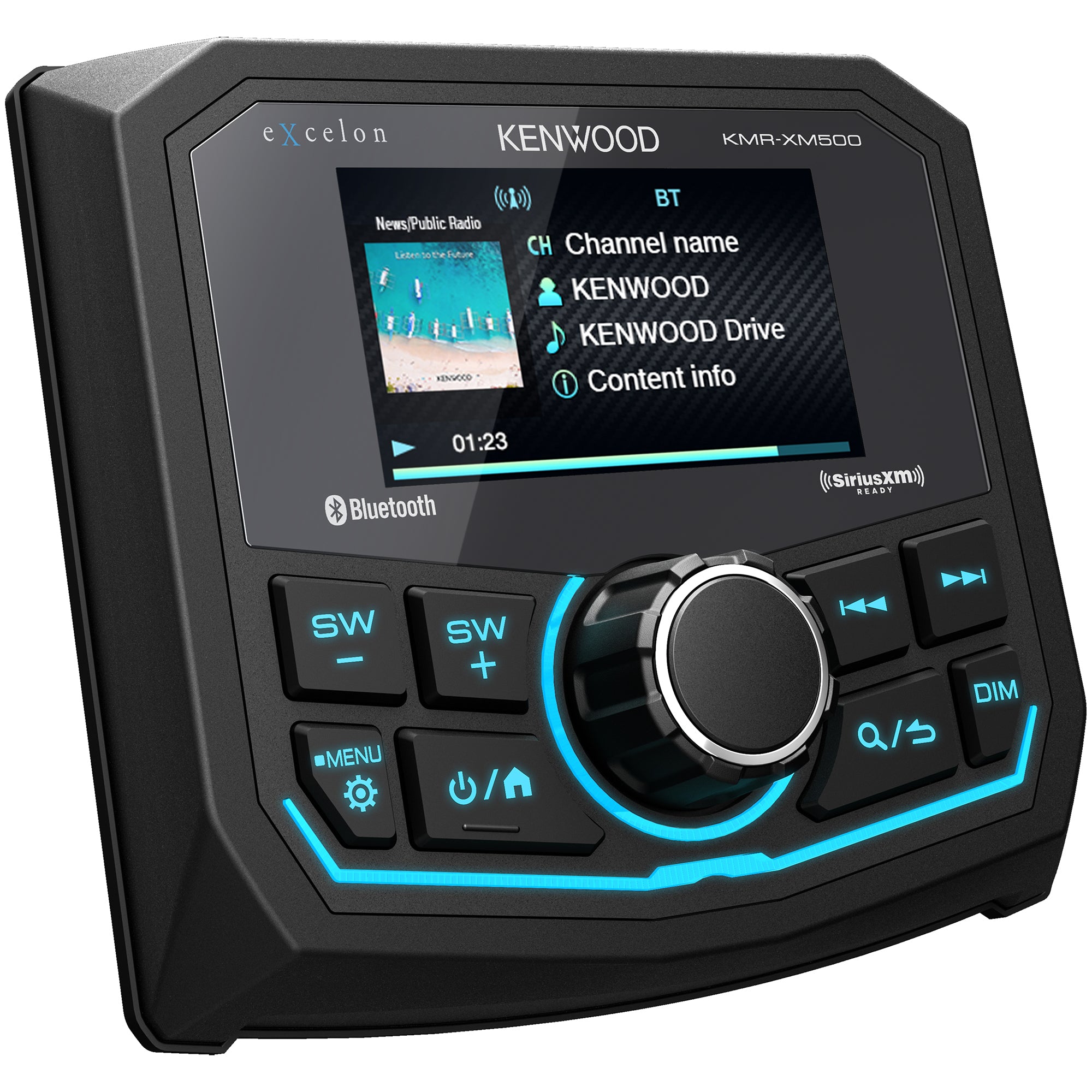 Kenwood KMR-XM500 Motorsports Digital Media Receiver with Bluetooth
