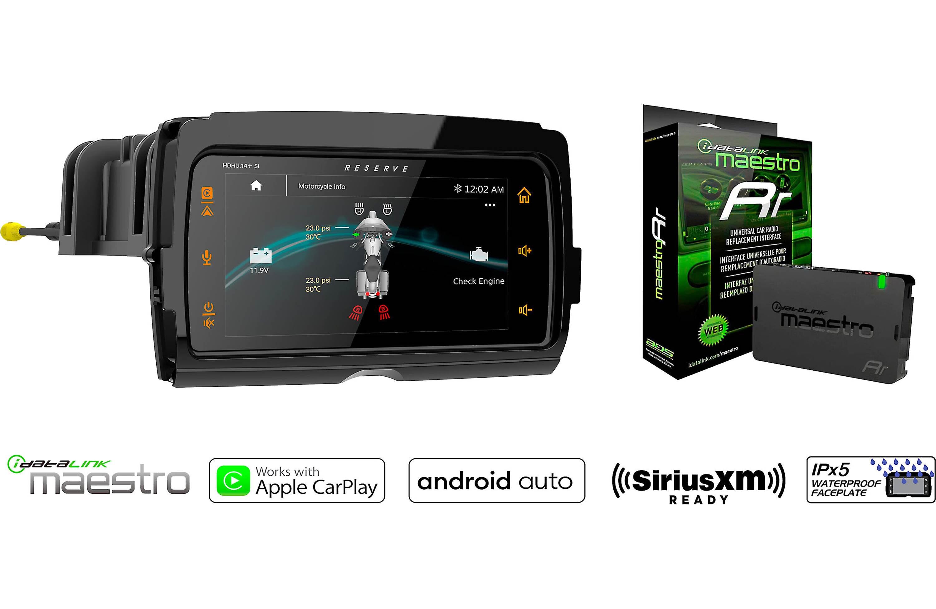 Soundstream HDHU.14si V1 Plug-n-Play Upgrade for 2014+ Harley Davidson Touring