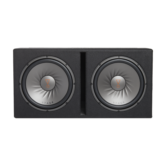JBL Stage Bass Package – Dual 12" Ported Enclosure + 500W Mono Amplifier (2 Ohm)