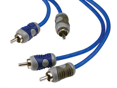 KICKER 46KI24 4-meter 2-channel K-Series RCA cable
