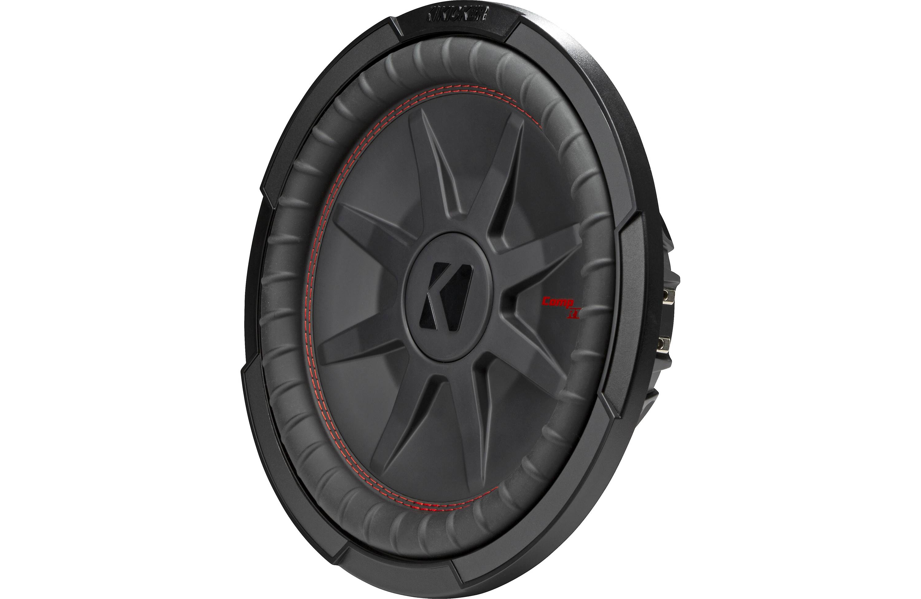 Kicker 48CWRT124 12" Shallow-Mount Subwoofer with Dual 4-ohm Voice Coils - Freemans Car Stereo