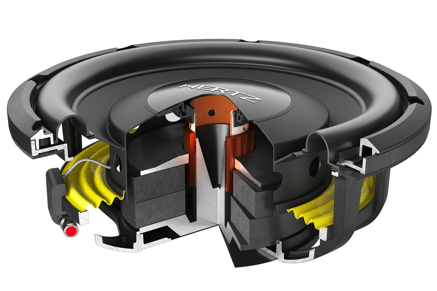 Hertz MPS 250 S4 10" Shallow Mount 4 Ohm Component Subwoofer - Freemans Car Stereo