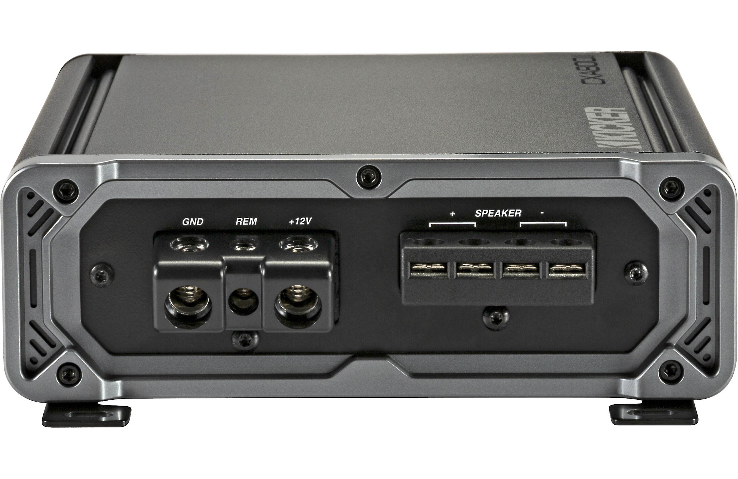 Kicker 46CWTB102 Amplifer and Subwoofer Bass Bundle with Install Kit - Freemans Car Stereo
