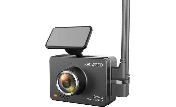 Kenwood DRV-A510WDP HD dash cam with Wi-Fi, GPS, and rear-view cam