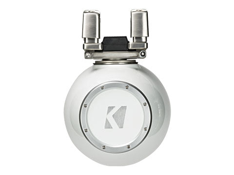 Kicker 44KMTC94W 9-inch tower speaker pair - white, back view