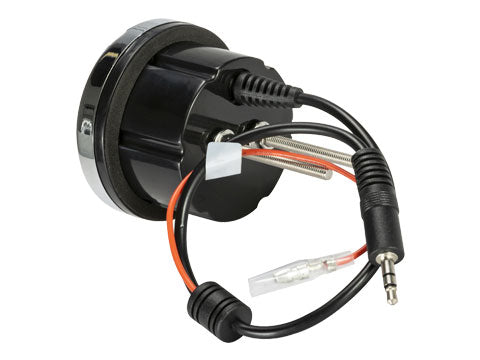 Kicker 46KRC12 marine wired remote rear and cable view