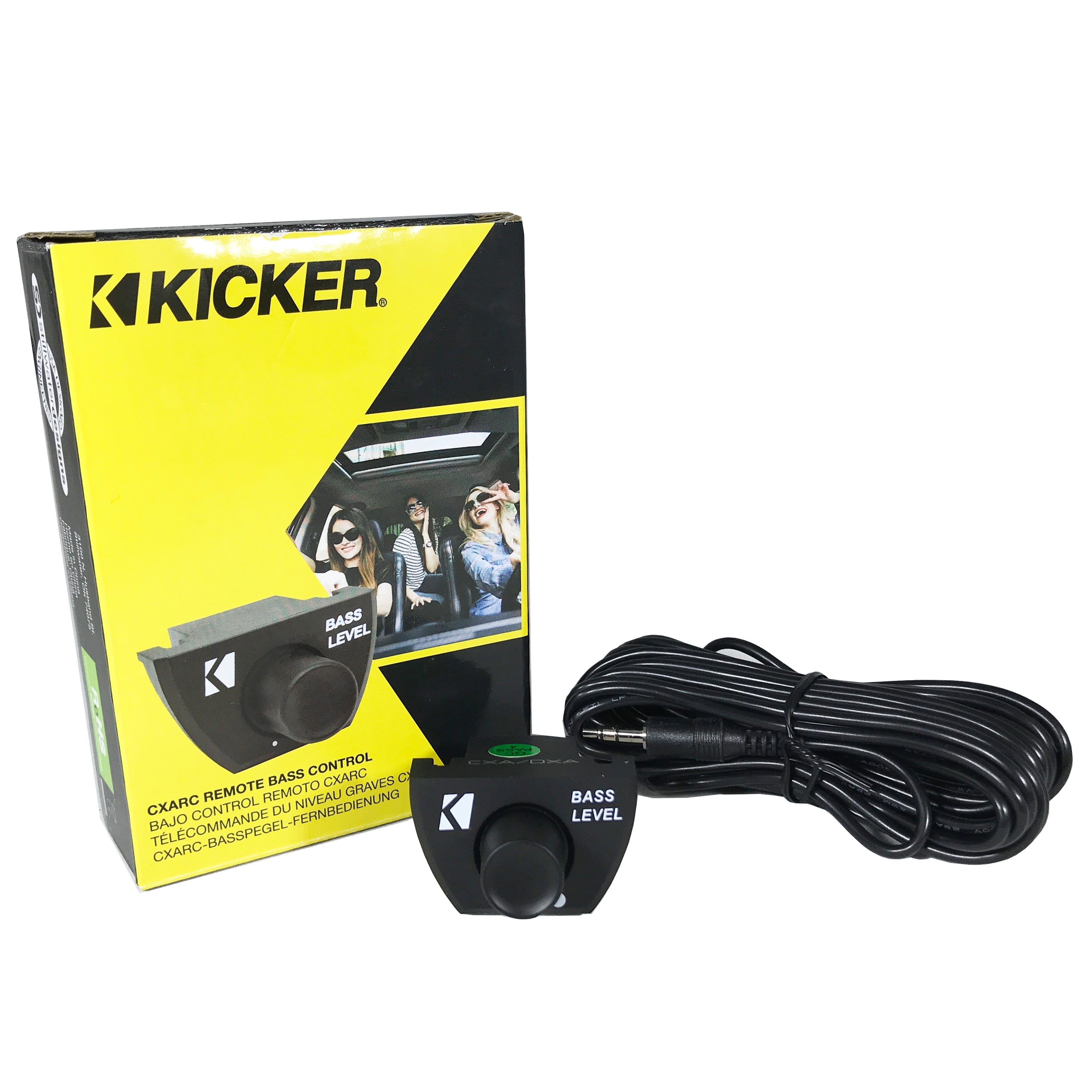 Kicker 46CXA4001T Amplifier + 46CK8 Wiring Kit + 46CXARC Bass Knob - Freemans Car Stereo