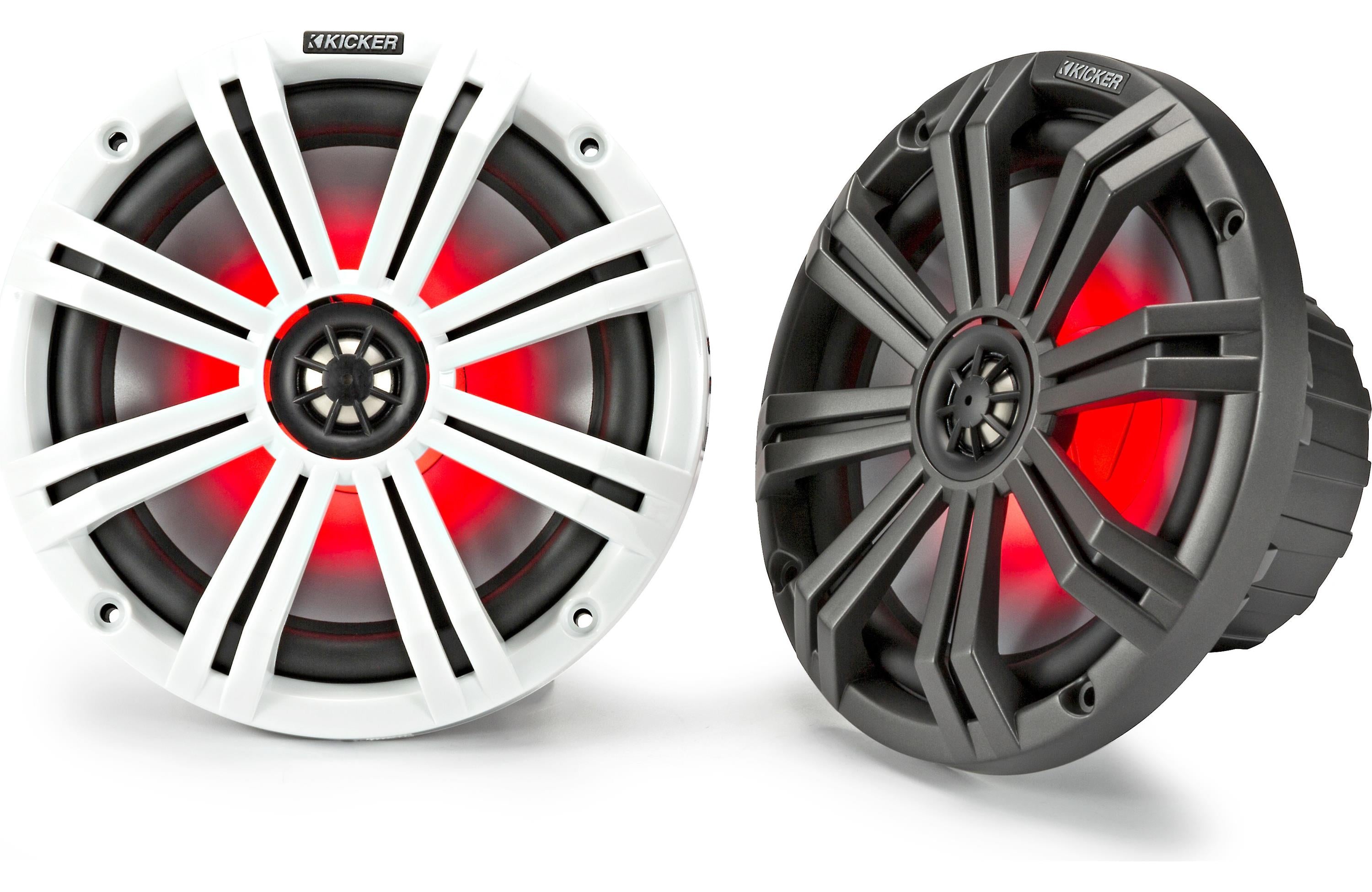 Kicker 45KM84L 1 Pair + 45KM654L 1 Pair Speakers + 48KMA6006 Amp + FREE 41KMLC LED Remote
