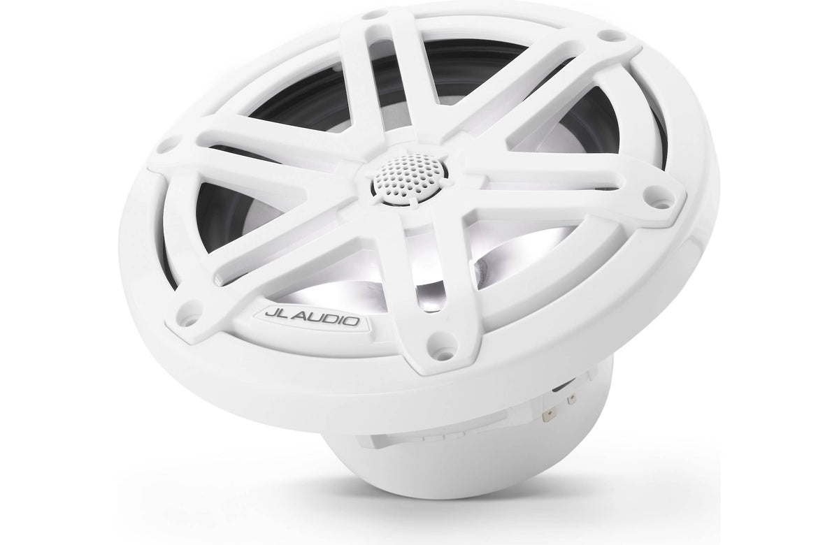 JL Audio MX280/4 Amp + M3-650X-S-GW-I 6.5" Marine Speakers Bundle