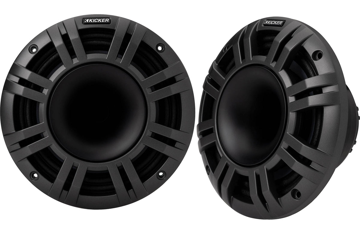 Kicker 48KMXL84 8" Marine Speakers w/ Grilles