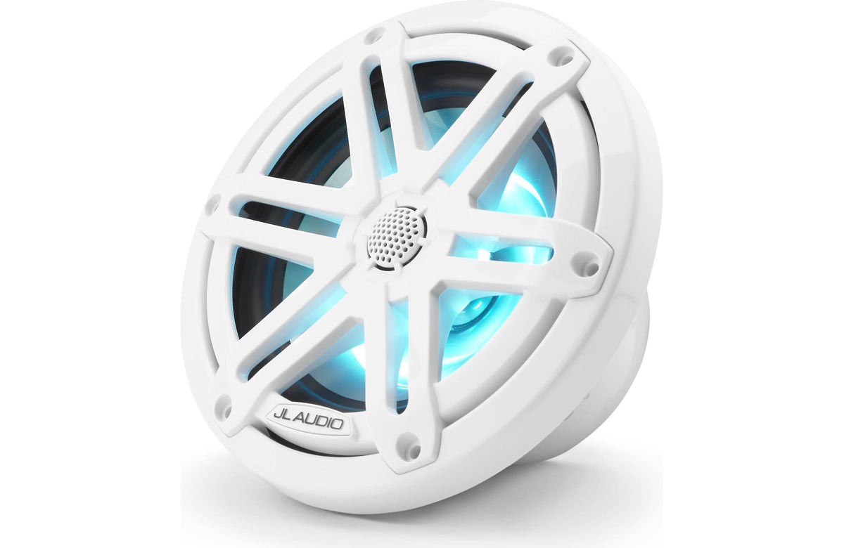JL Audio MX280/4 Amp + M3-650X-S-GW-I 6.5" Marine Speakers Bundle