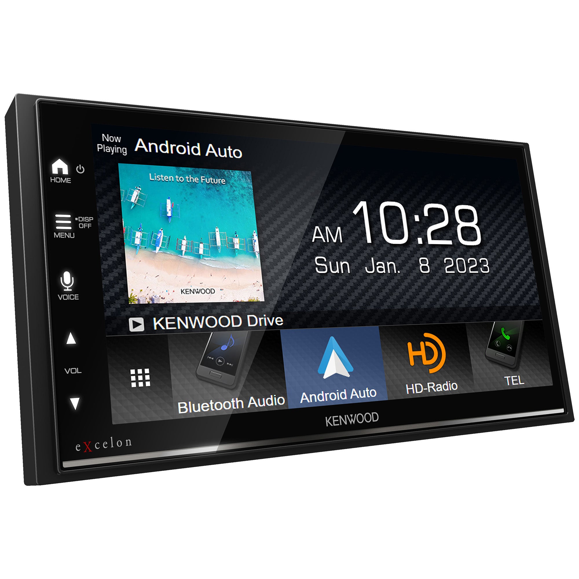 Kenwood Excelon DMX709S 6.8" Apple CarPlay and Android Auto Multimedia Receiver - Freemans Car Stereo