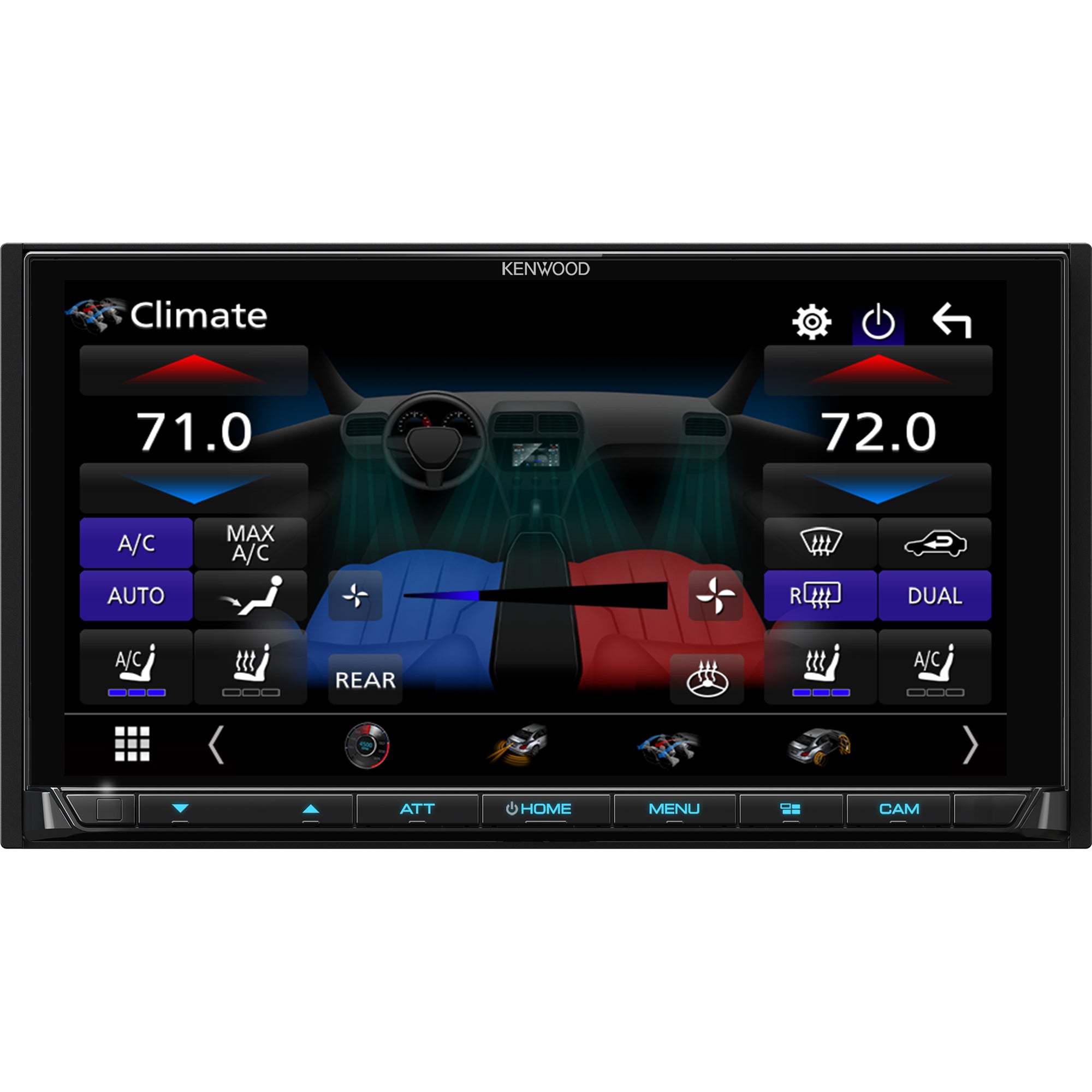 Kenwood DMX958XR Multimedia Car Stereo Receiver Wireless Apple CarPlay and Android Auto - Freemans Car Stereo