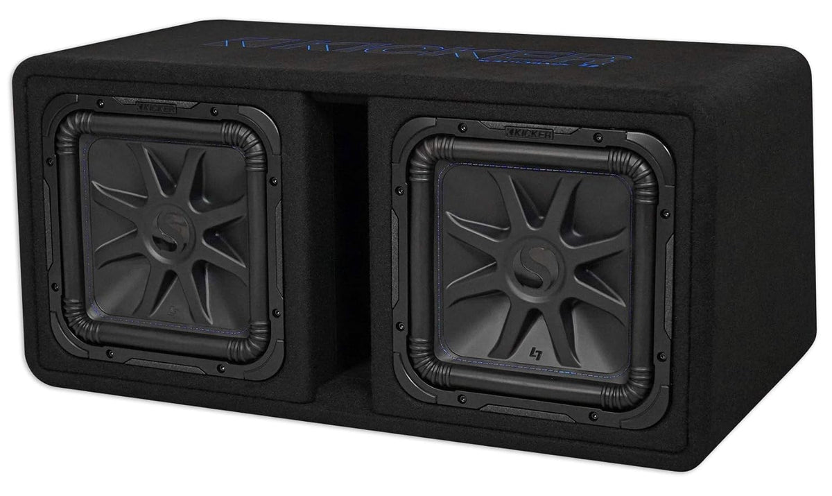 Kicker 44DL7S122 Dual 12" Solo-Baric L7S Ported Enclosure, 2 Ohms - Freemans Car Stereo