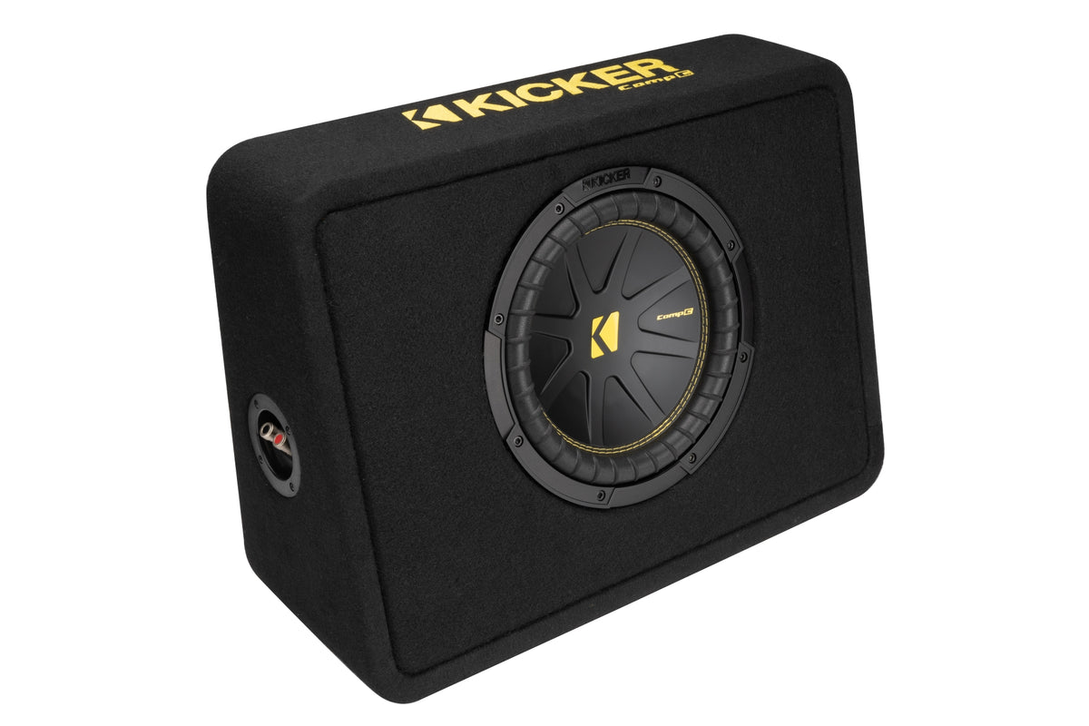 Kicker 50TCWC102 10" 2 Ohm CompC Subwoofer Enclosure