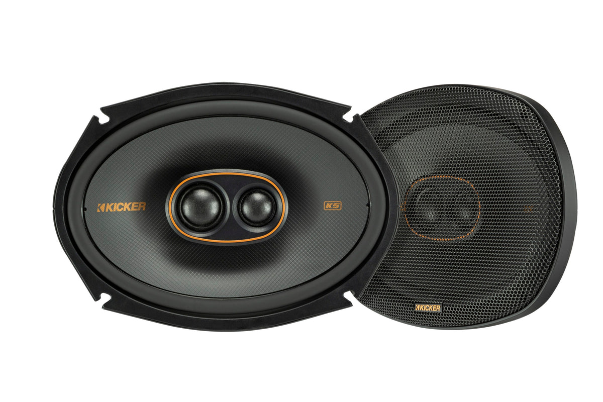 Kicker 51KSC69304 6x9" 3-Way Triaxial Car Speakers - Freemans Car Stereo