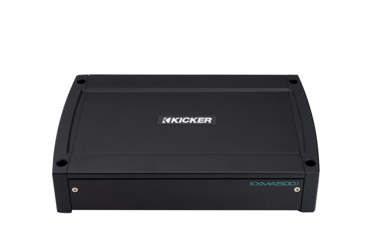 Kicker 51KXMA1500.1 Mono Marine Subwoofer Amplifer, 1500 watts RMS