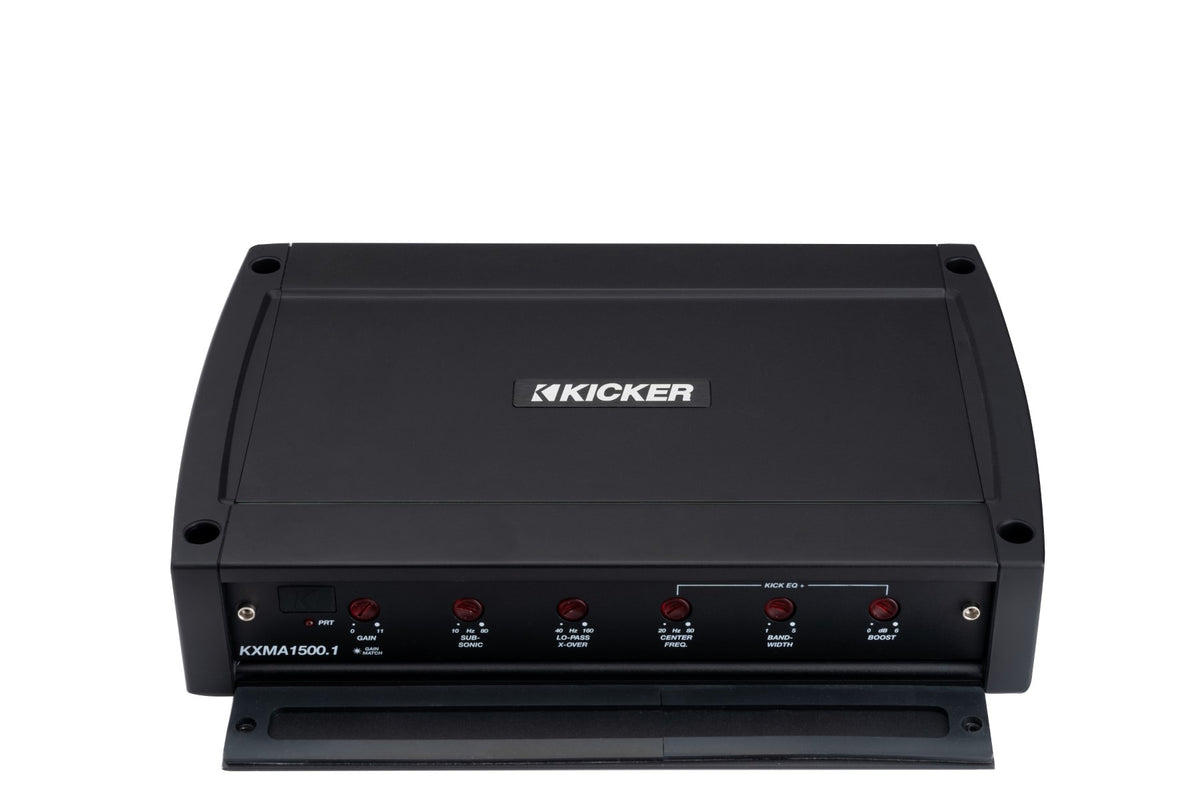 Kicker 51KXMA1500.1 Mono Marine Subwoofer Amplifer, 1500 watts RMS