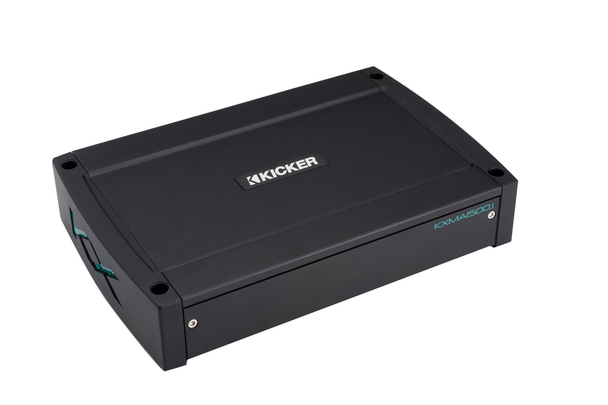 Kicker 51KXMA1500.1 Mono Marine Subwoofer Amplifer, 1500 watts RMS