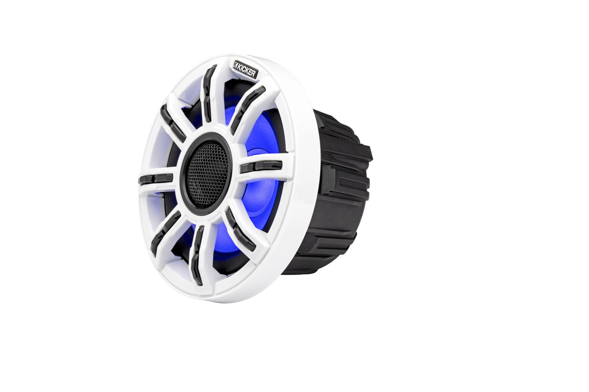 Kicker 51MSC65 6.5" 2-Way Marine Speakers with RGBW LED Lighting - Freemans Car Stereo