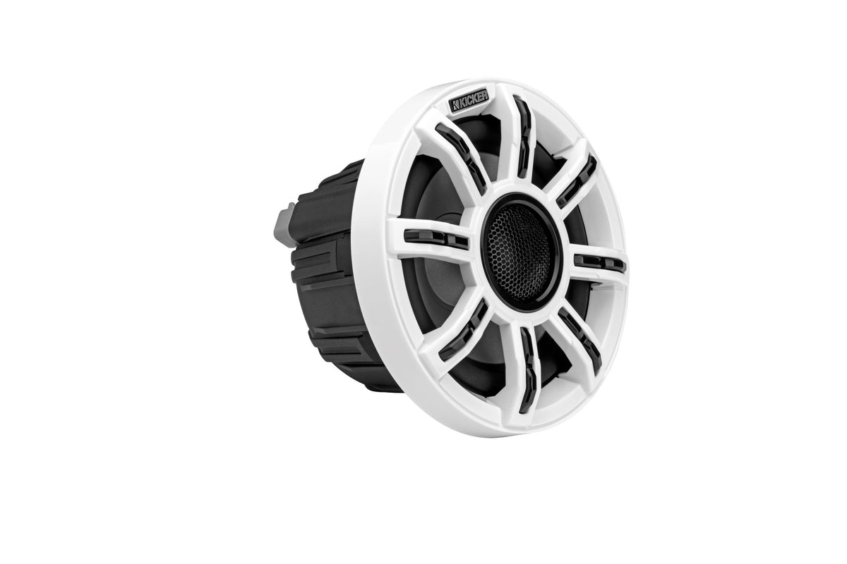Kicker 51MSC65 6.5" 2-Way Marine Speakers with RGBW LED Lighting - Freemans Car Stereo