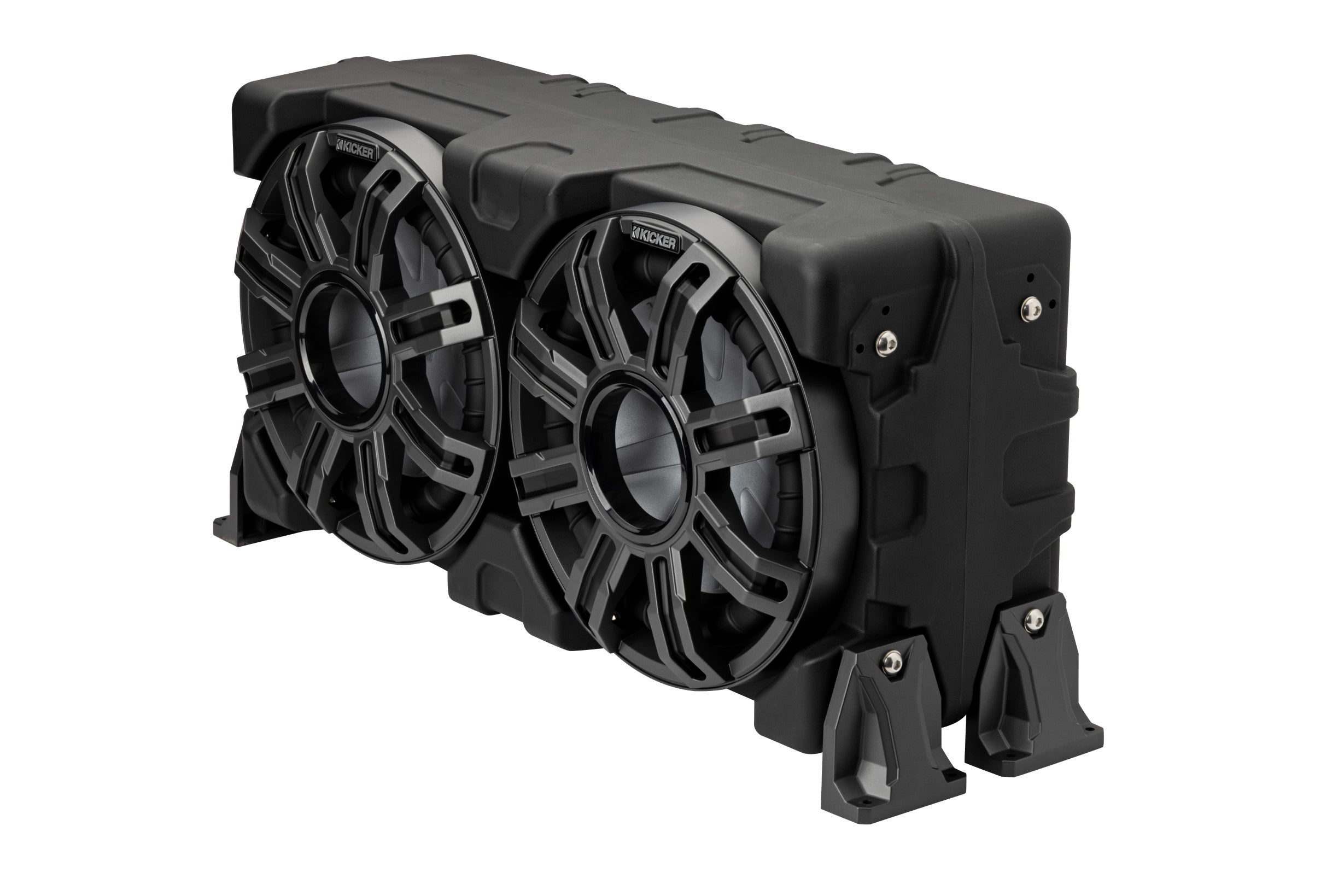 Kicker 51MWLE104 10" Marine Loaded Enclosure with Woofer and Passive Speaker