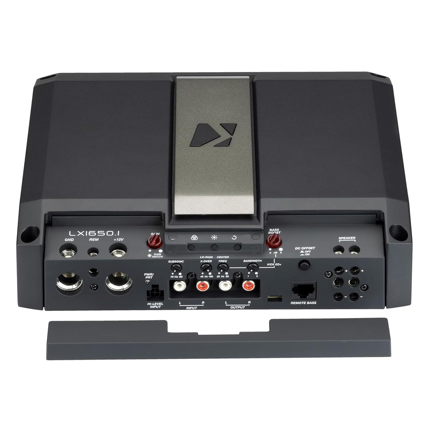 Kicker 51LX1650.1 1650 Watt Mono Class-D Subwoofer Amplifier with Smart Bass - Freemans Car Stereo