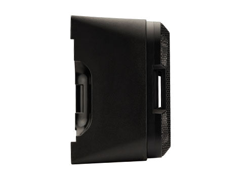 Kicker 51KJPL7T122 Jeep Wrangler tailgate subwoofer enclosure side view
