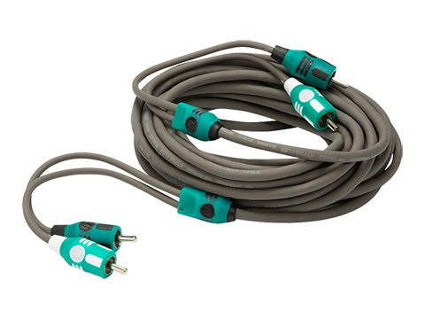 Kicker KMI marine RCA signal cable connector view