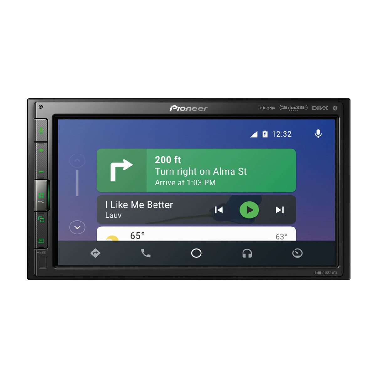 Pioneer DMH-C2550NEX display and separate hideaway receiver chassis