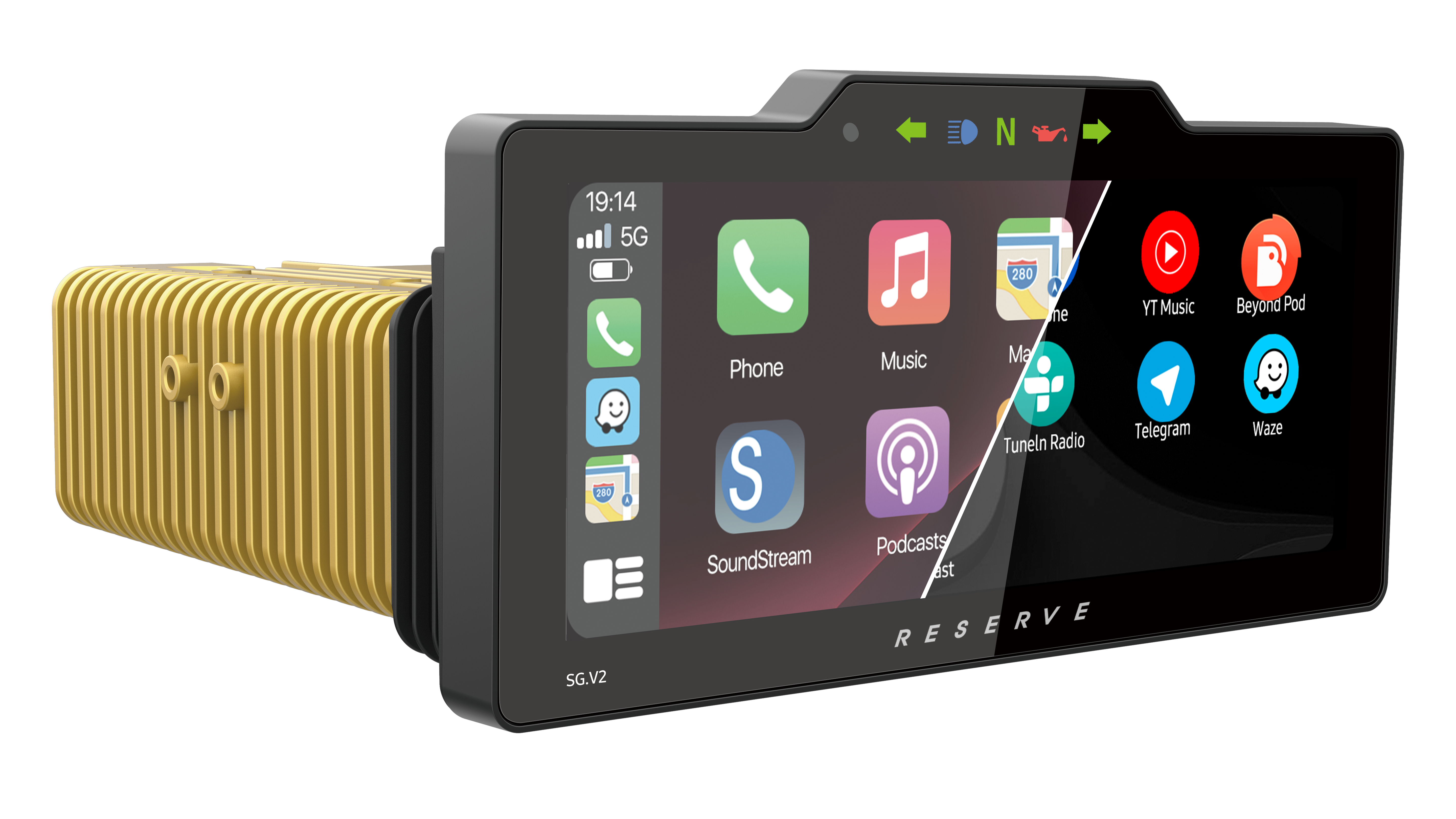 Soundstream Reserve SG.V2 Radio Plug-N-Play Head Unit for 1998-2013 Street Glide