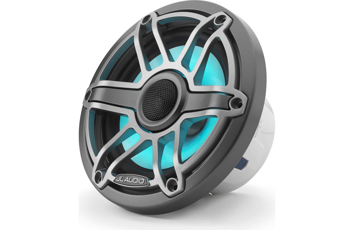 JL Audio MV800/8I Amp + M6-650X-S-GMTI-I-4 x2 Pairs Marine Speaker Bundle