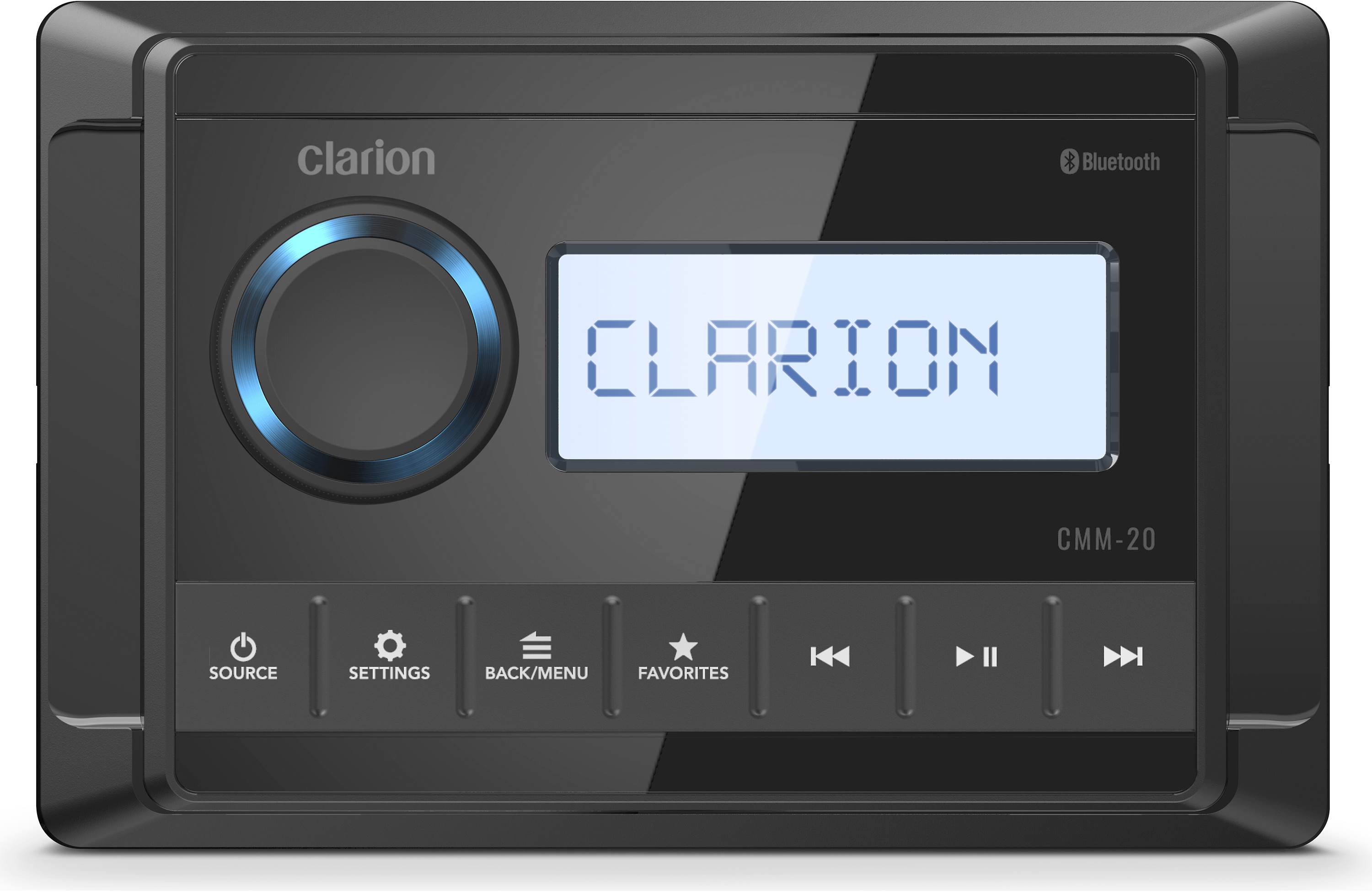 Clarion CMM-20 Marine Digital Media Receiver w/ High-Contrast Display