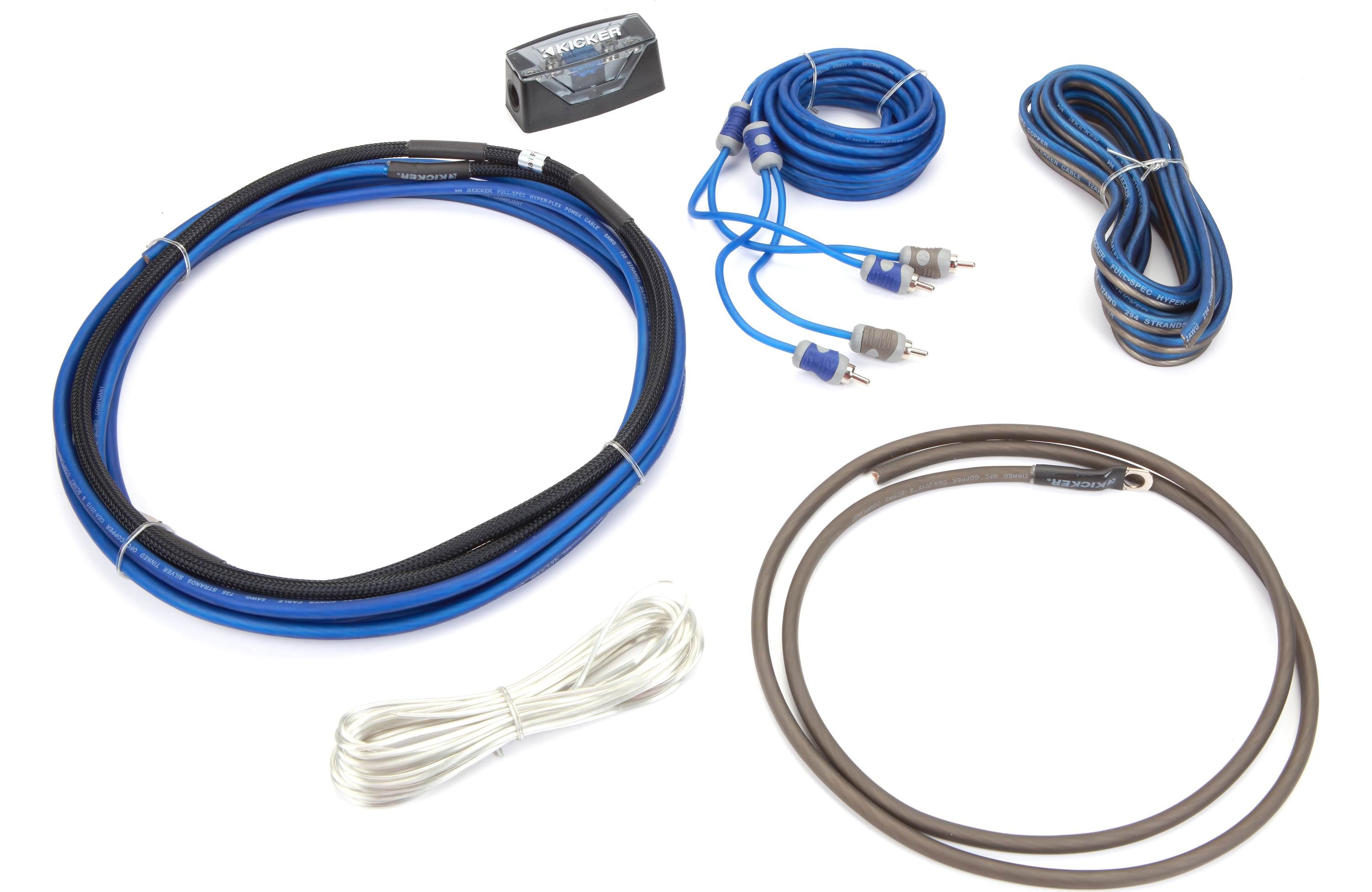 Kicker 46CXA4001T Amplifier + 46CK8 Wiring Kit + 46CXARC Bass Knob - Freemans Car Stereo