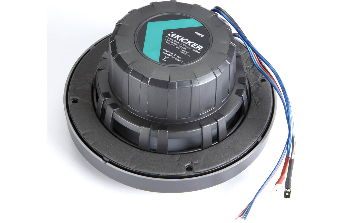 Kicker 45KM654L x3 6.5" Pairs Marine Speakers + 48KMA6006 Amp + FREE 41KMLC Bundle