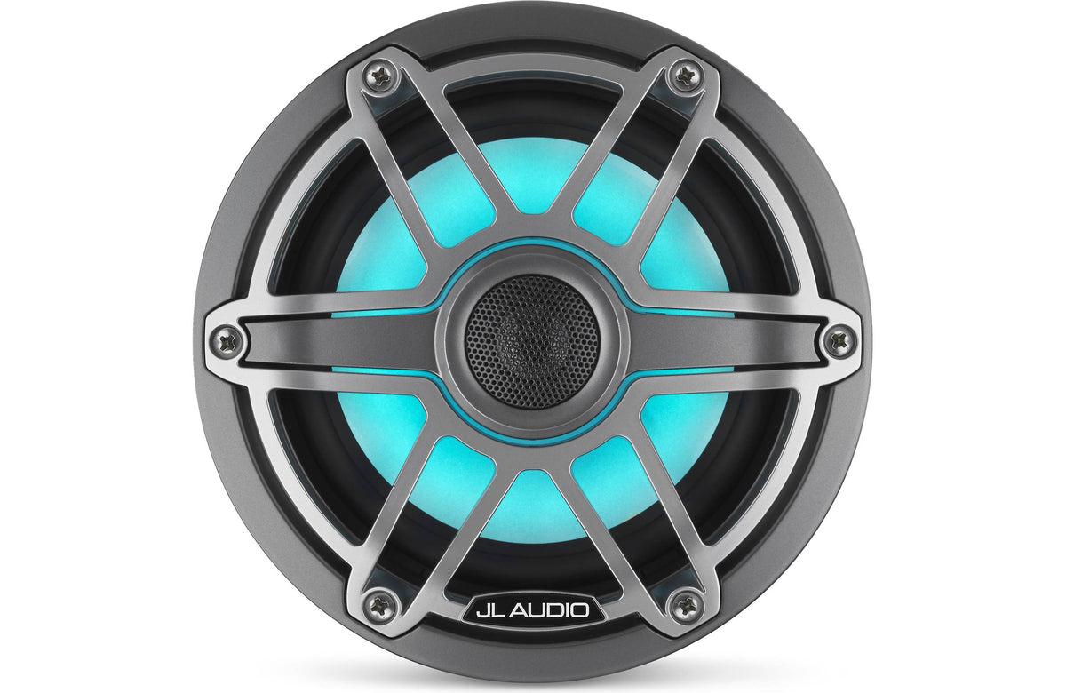 JL Audio MV800/8I Amp + M6-650X-S-GMTI-I-4 x2 Pairs Marine Speaker Bundle