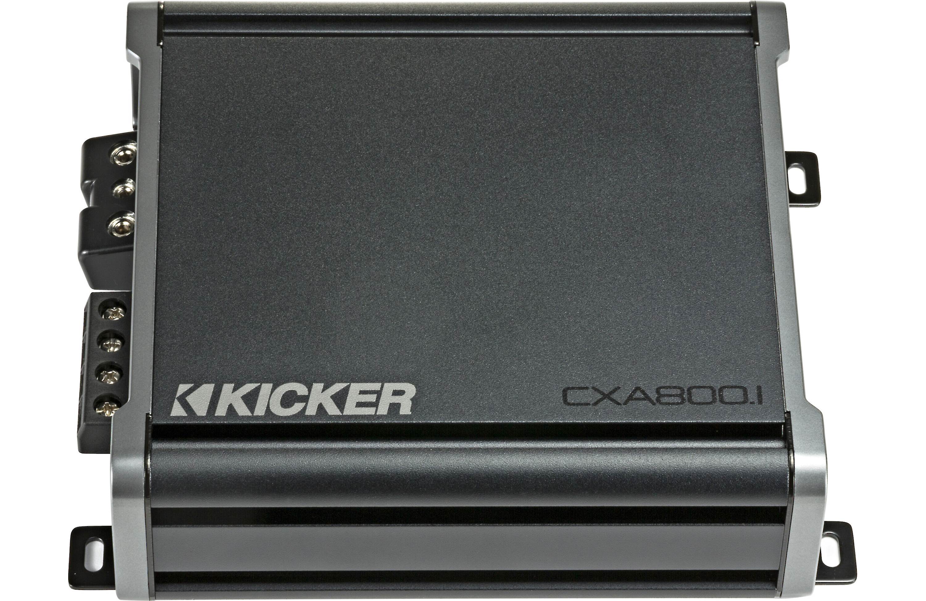 Kicker 46CXA800.1 CX Series 800 Watt Mono Class D Amplifier - Freemans Car Stereo