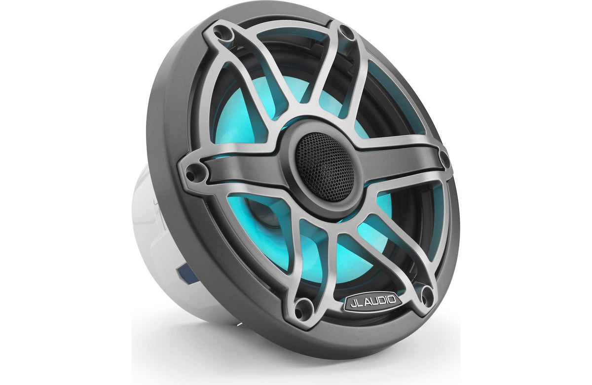 JL Audio MV800/8I Amp + M6-650X-S-GMTI-I-4 x2 Pairs Marine Speaker Bundle