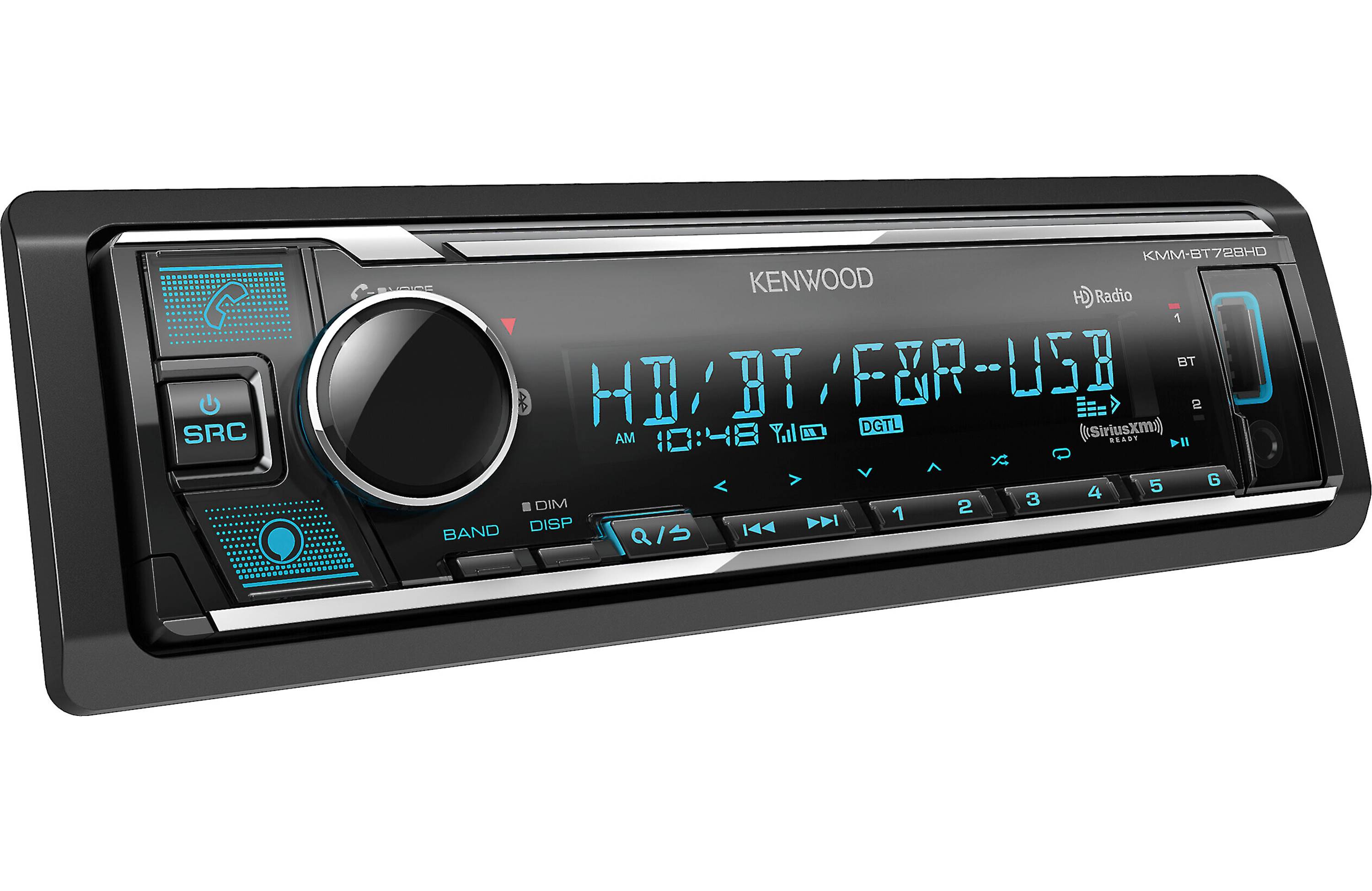 Kenwood KMM-BT728HD 1-DIN Digital Media Receiver