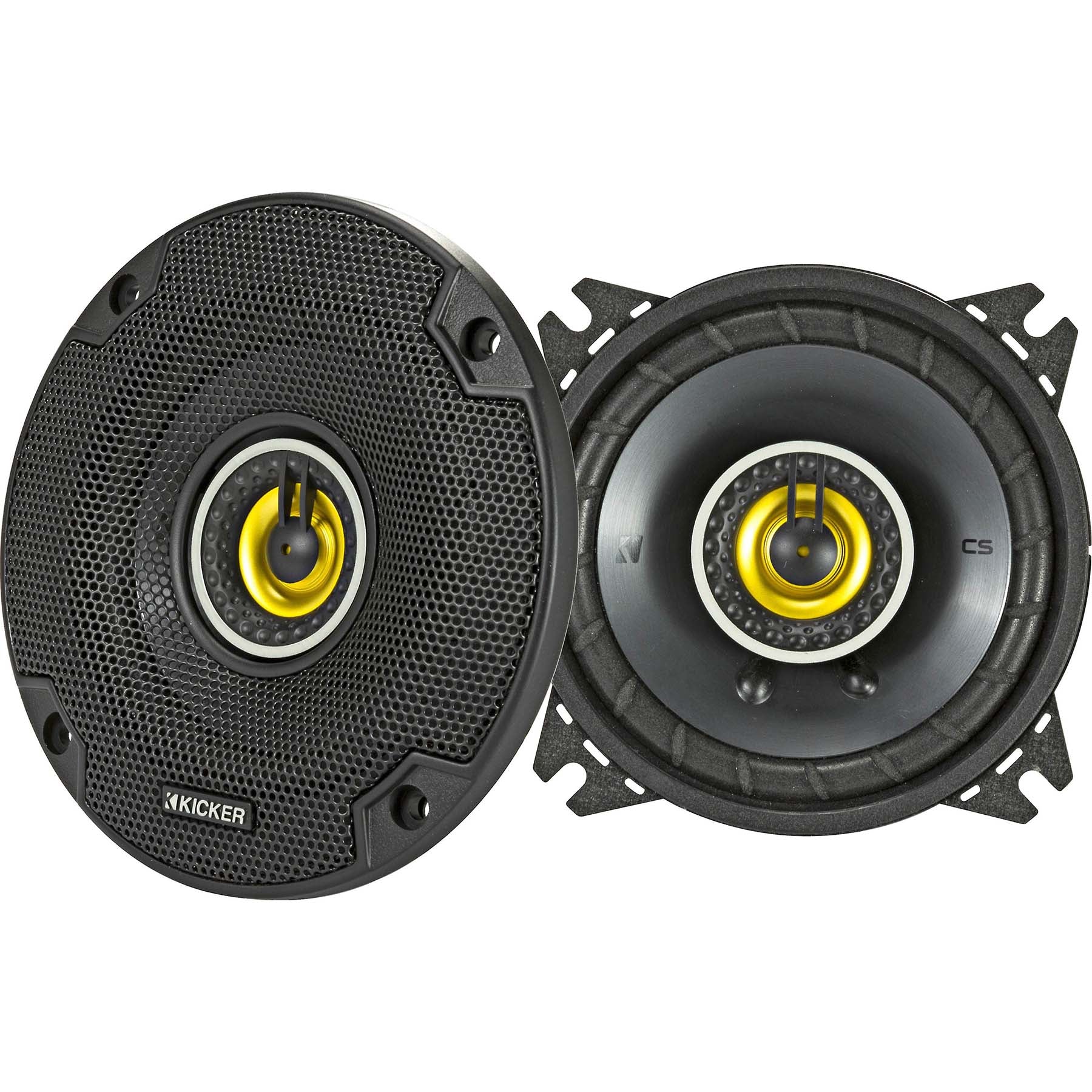 Kicker 46CSC44 4" 2-Way Car Speakers - PAIR - Freemans Car Stereo