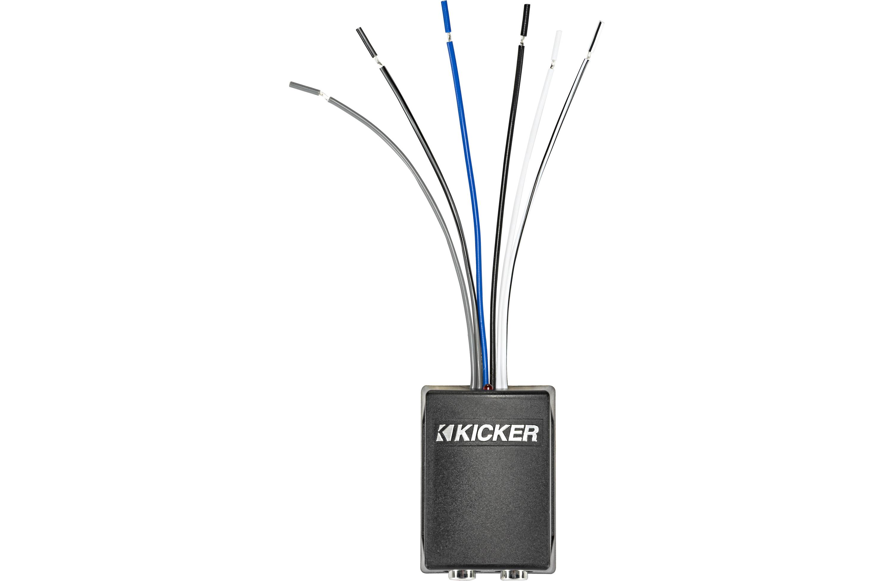 Kicker 46KISLOC2 2-Channel Line Output Converter with 12-volt turn-on lead - Freemans Car Stereo