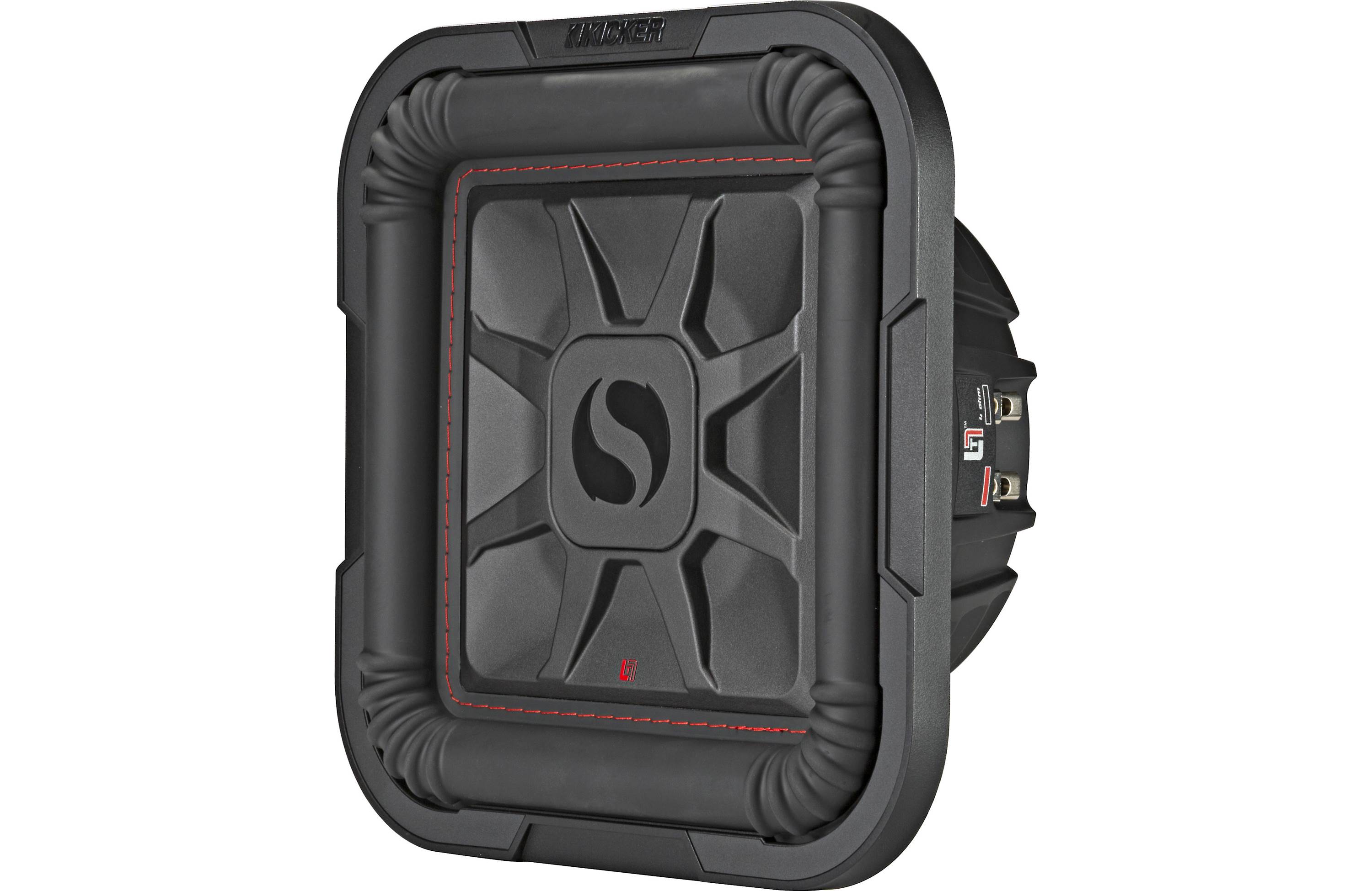 Kicker 46L7T102 10" Square Dual 2-Ohm Voice Coil Subwoofer