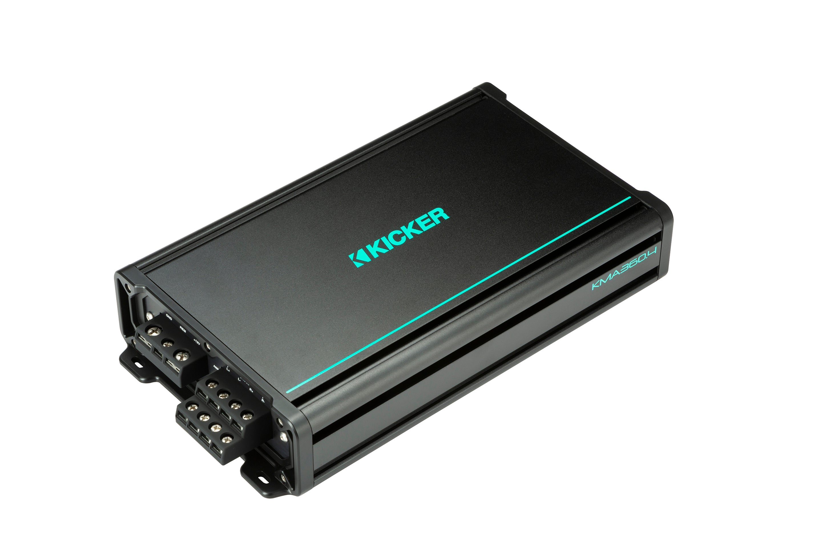 Kicker 45KM654L x2 Pairs 6.5" Speakers + 48KMA3604 Amp + FREE 41KMLC Remote Marine Bundle