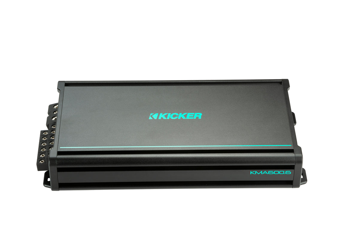 Kicker 45KM654L x3 6.5" Pairs Marine Speakers + 48KMA6006 Amp + FREE 41KMLC Bundle