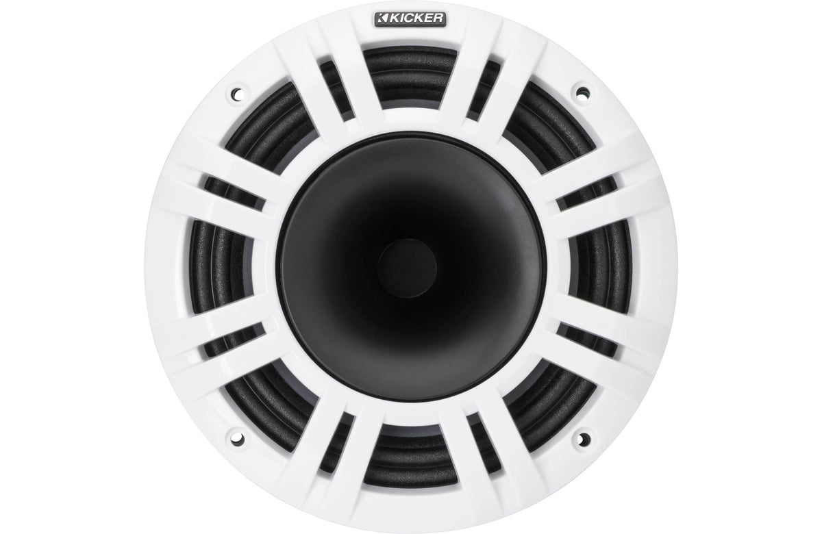 Kicker 48KMXL84 8" Marine Speakers w/ Grilles