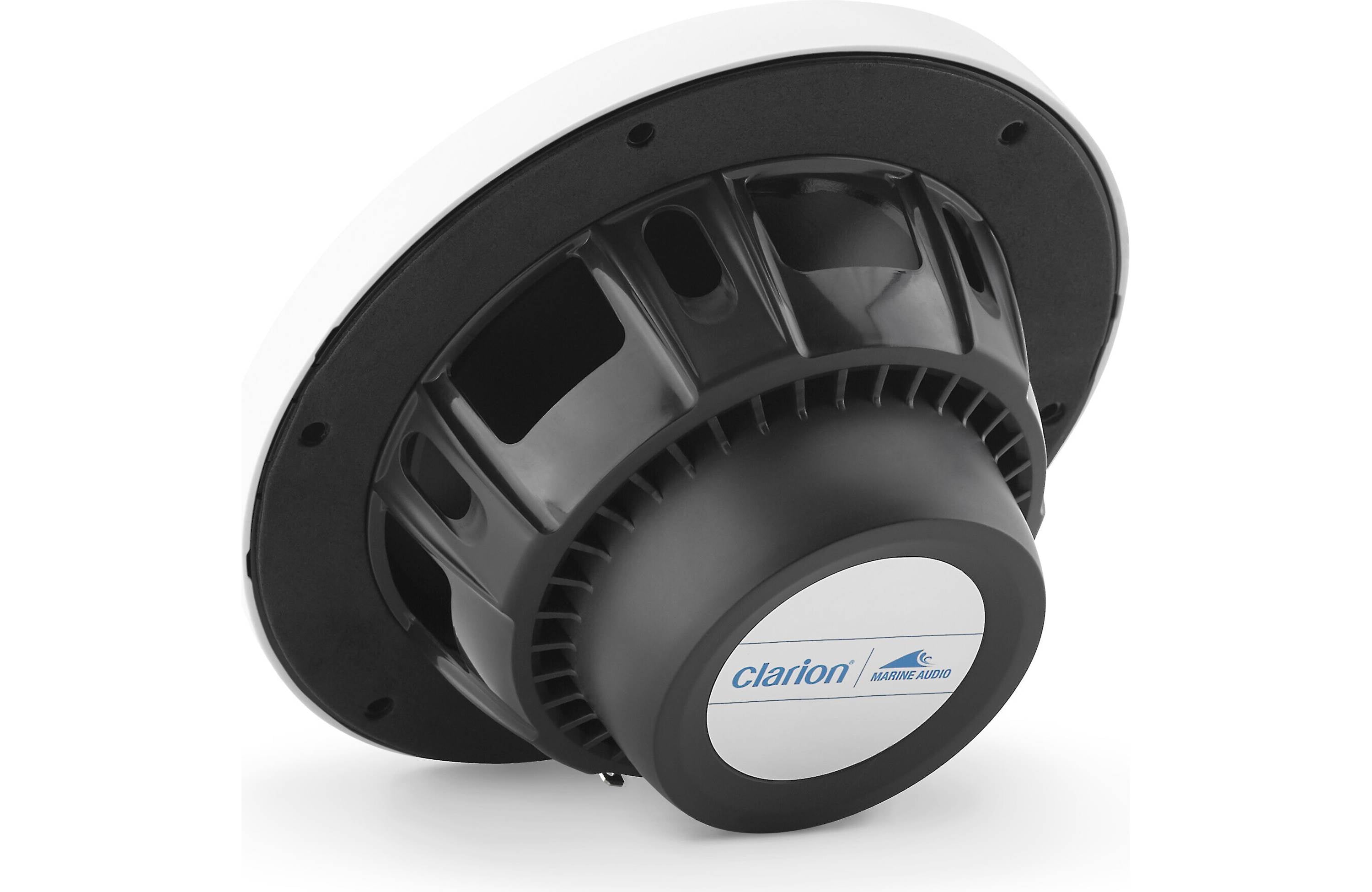 Clarion CMS-651-SWB 6.5 Inch Marine Coaxial Speakers Pair with Sport Grilles