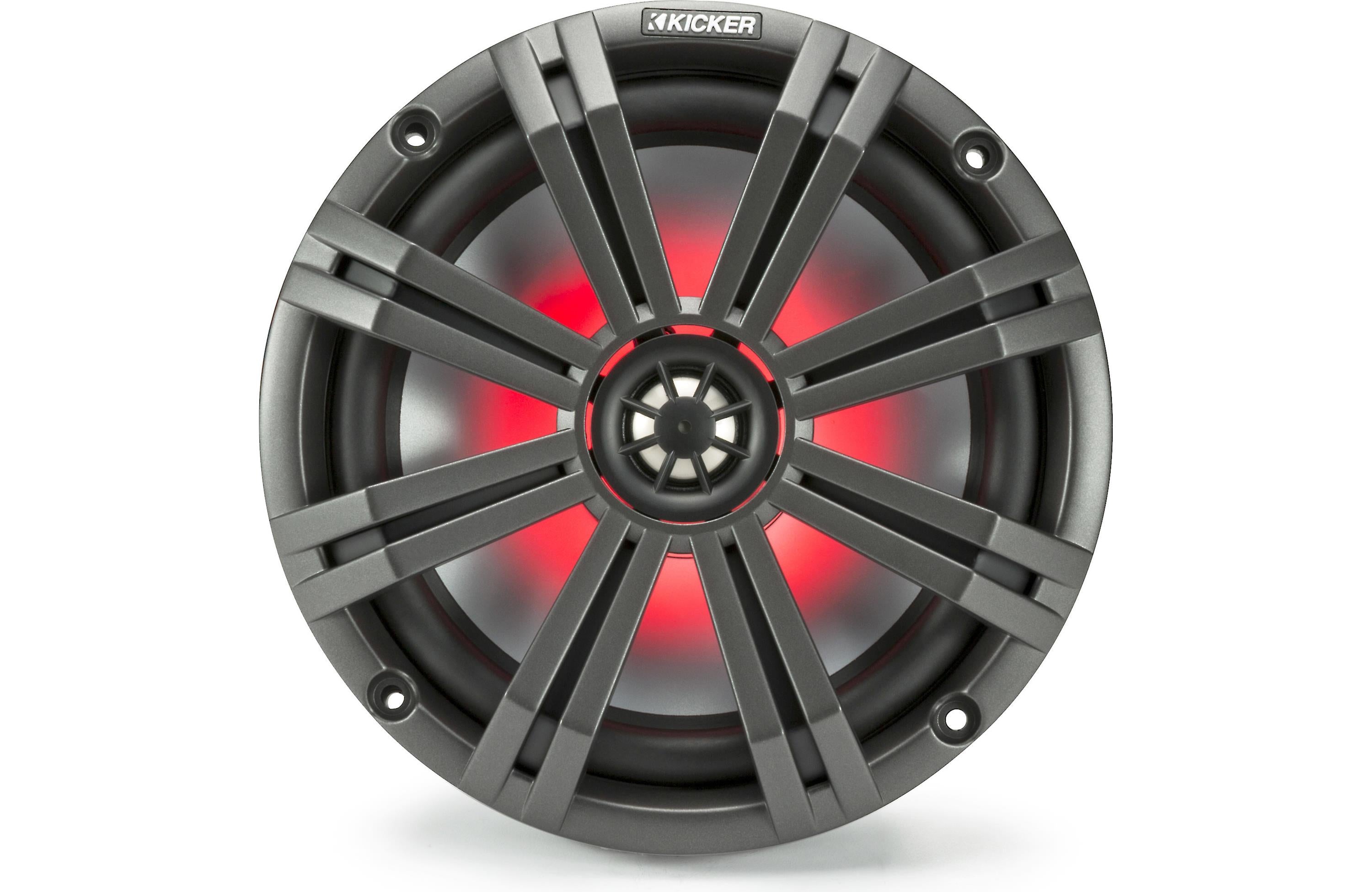 Kicker 45KM84L x3 Pair Marine Speaker + 48KMA6006 Amp + FREE 41KMLC Remote Bundle